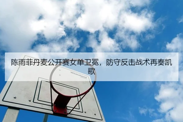 陈雨菲丹麦公开赛女单卫冕，防守反击战术再奏凯歌